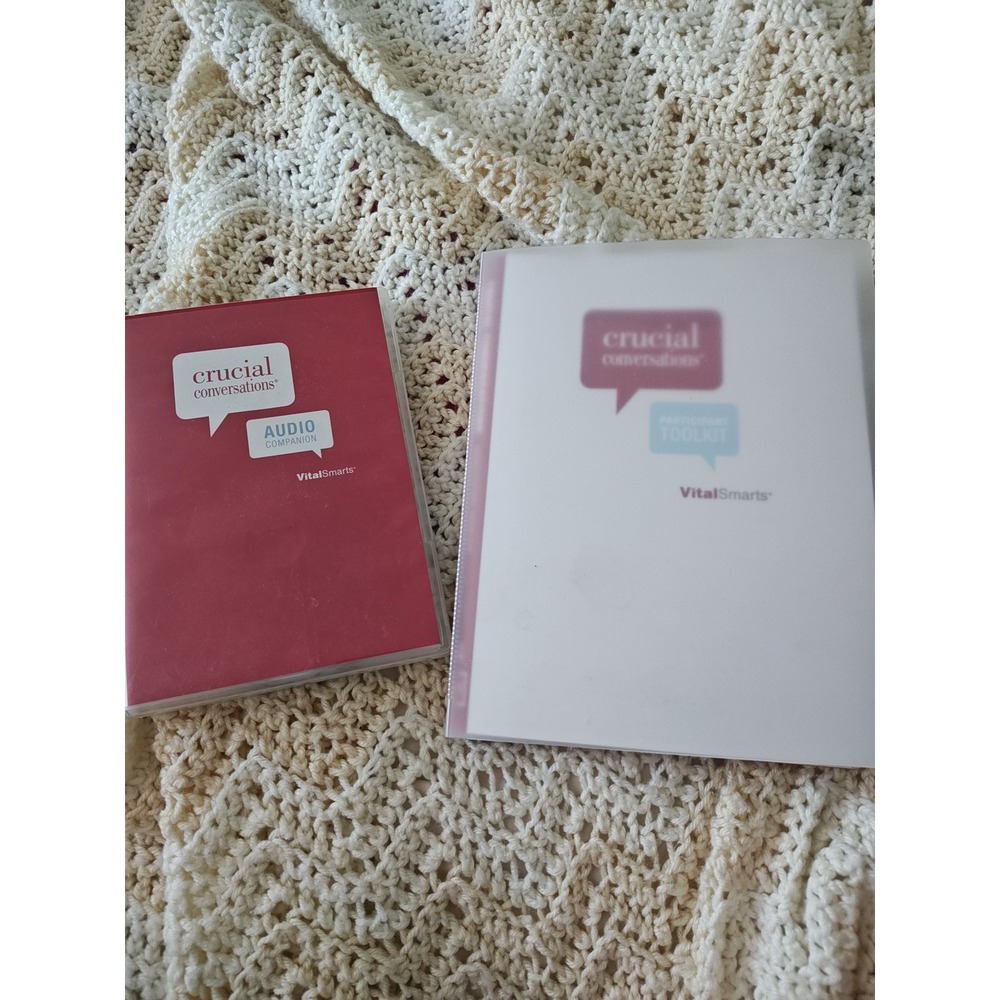 Training Kit Red White Crucial Conversations Audio Companion Participant Toolkit